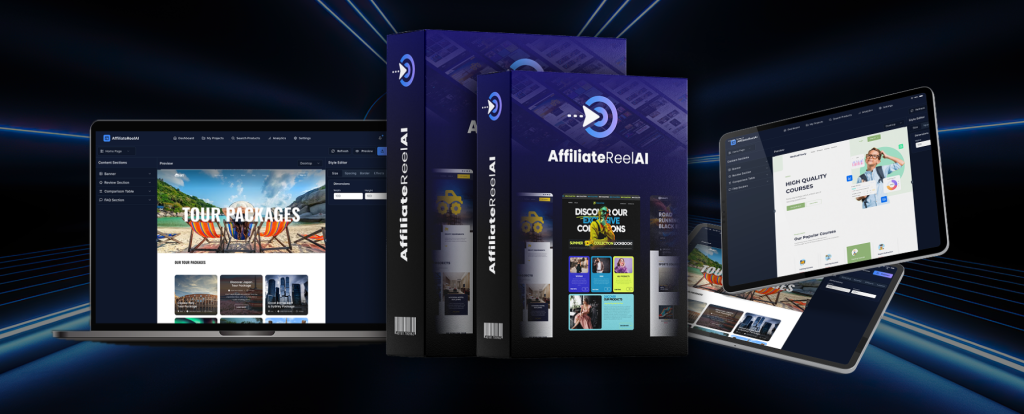 “AffiliateReelAI mini-site template review”